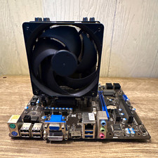 MSI A78M-E35 MicroATX Motherboard AMD FM2+ DDR3 w/ CPU Cooler w/ Random Cpu READ picture