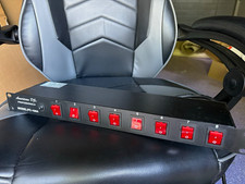 American DJ PC-100A 8-Outlet Rackmount Power Distribution Unit 120V 15A Black picture