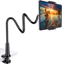 Gooseneck Tablet Holder Stand for Bed Adjustable Flexible Arm Tablets Mount picture