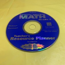 SCOTT FORESMAD-ADDISON WESLEY MATH GRADE 5 TEACHER'S RESOURCE PLANNER VER. 2.1 picture
