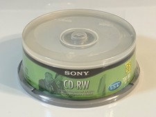 Sony CD-RW Rewritable Blank Discs 25 Pack 700MB 80 Min NEW SEALED FAST SHIP⚡️ picture