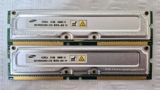 512MB (2x 256MB) Samsung PC800-45 RDRAM 184-Pin RIMM RAM MR16R082GBN1-CK8 Tested picture