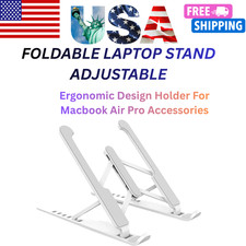 Foldable Adjustable Laptop Stand Portable Ergonomic Notebook Holder MacBook PC picture