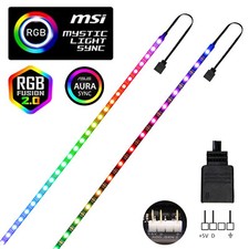 WS2812B RGB LED Strip 5V 3 Pin addressable LED Headers PC DIY For ASUS AURA SYNC picture