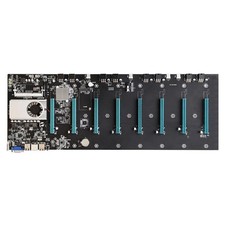 BTC-S37 Miner Mining Motherboard 8 PCIE x16 Graphics Card w/ CPU DDR3 VGA HDMI picture