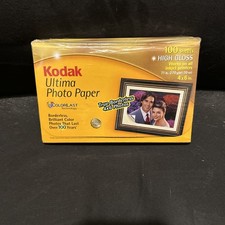 Kodak Ultima Photo Paper Package - 100 Sheets  High Gloss 4x6