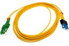 WireWerks SC/APC-SC/UPC, 10M, Yellow Jacket FOPC OS2 B/I 2F ZIP 2MM OFNR picture