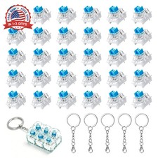 30 Pcs Keyboard Clickers for 3D Prints, 3-Pin Clicky Mechanical Keyboard Switche picture