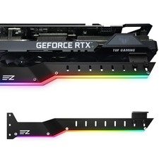 EZDIY-FAB 309EZ GPU Video Card Holder Support Bracket ARGB Black picture