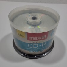 Maxell CD-R 700mb Recordable Data CD's-50pk Spindle by Maxell CD-R 700Mb Sealed picture