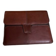 Natural Oiled/ Leather Targus Hughes Portfolio iPad Case Brown 10.5” x 8.5” picture