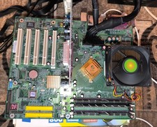 EPoX EP-8RDA3I + AMD Athlon XP 2500+ Barton + 2GB DDR - POSTs, Bad Cap picture