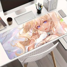 Adorable Anime-Themed Gaming Mouse Pad Featuring a Charming Priestess Named Ba picture