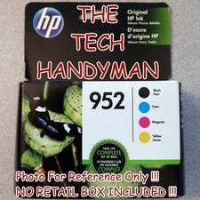 4-PACK HP GENUINE 952 BLACK & COLOR INK (NO RETAIL BOX) OFFICEJET PRO 8730 8735 picture