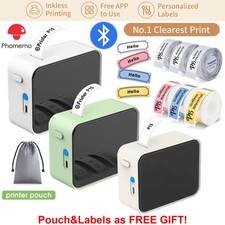 Genuine Phomemo Bluetooth Label Maker Portable Wireless Thermal Label Printer picture
