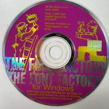 DSR Software The Font Factory for Windows Cd-rom Over 1000 Typefaces 1994 picture