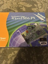 AOPEN FM56-PX (91.AC001.398) 56 Kbps Inner Seal Intact No Shrink Wrap Modem Fax picture