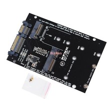 mSATA / M2 NGFF SSD to SATA 3 Converter Adapter Combo Card M.2 2 In 1 Card @US picture