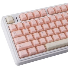 Pink Keycaps 166 Keys PBT Translucent Cherry Profile Crystal Jelly Keycap Set picture