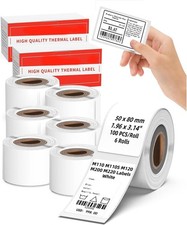 White Self Adhesive Label Paper Sticker Phomemo M100 M110 M221 Printer picture