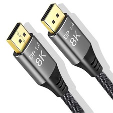 Revolutionary DisplayPort 1.4 Cable 8K/144Hz - 5 Feet of Enhanced Connectivity picture