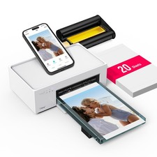 Liene M100 4x6'' Photo Printer, Wi-Fi Picture Printer, 20 Sheets, Full-Color ... picture