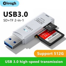 2PCS USB 3.0 Card Reader Micro SD TF Memory Adapter Flash Drive for Laptop PC picture