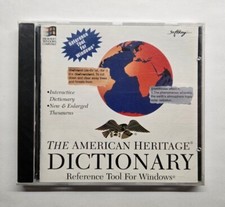 The American Heritage Dictionary Reference Tool For Windows PC CD-ROM 1995 picture