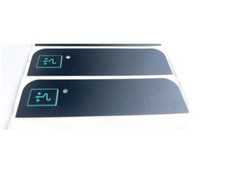 2PCS a pack empty front label over feed button no number  For Zebra printers picture