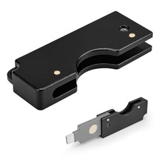 Aluminum Keychain Case for YubiKey 5C NFC Yubico Security Key C NFC Black picture