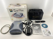 Vintage PC Que Fire Drive External 12x10x32x CD-USB W Power Cord CIB ~FOR PARTS picture