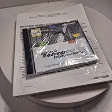 Microsoft Exchange 2000 Enterprise Server 25 User License Factory Sealed Box picture