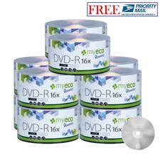 500 Pack MyEco DVD-R DVDR 16X 4.7GB Economy Branded Logo Blank Recordable Disc picture