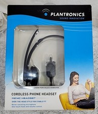 NEW SEALED BOX Plantronics M214C Cordless Phone Headset SEE NOTES picture