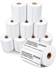 4x2 Direct Thermal Labels 7000 Count 10 Rolls Barcode Printer picture