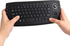 Trackball Mouse Keyboard, 2.4GHz Wireless Trackball Mouse Keyboartd Combo, Pl... picture