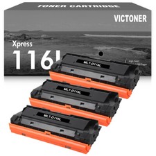 3x MLT-D116L Black Toner Compatible For Samsung M2875FW M2885FW M2876 M2835DW picture