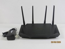 ASUS RT-AX58U AX3000 Dual-Band Wi-Fi 6 Mesh Router - 2 Broken Antennas - W7 picture