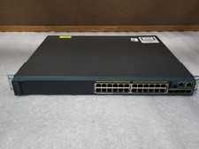 Cisco WS-C2960S-24PS-L 24 Port Managed Gigabit Switch w / POE and 4 x SFP picture