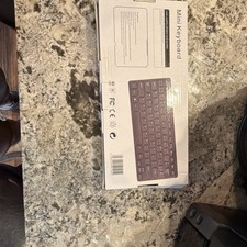 Mini Keyboard Waterproof Antibacterial Durable Elegant Design Black QWERTY picture