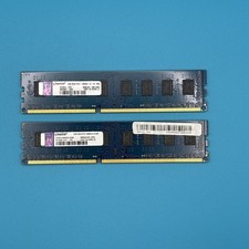 Two 4G Kingston DDR3 Ram Pulled From Working Computer 2x8 PC3 - 10600U -9-10-B00 picture