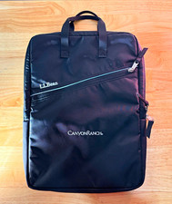 L.L.Bean Canyon Ranch Padded Black Nylon Laptop Briefcase picture