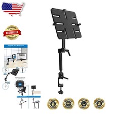 Versatile Tablet Pole Desk Mount | Full Motion Aluminum | 6-14