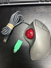 Logitech Trackman Wheel Mouse Optical T-BB18 804360-1000 Silver Tested picture