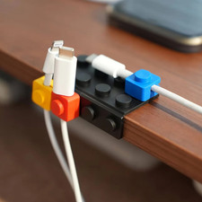 2 Sets Modular Cable Organizer Desktop Cord USB Data Cable Management DIY Holder picture