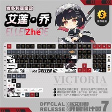 Anime Ailian Qiao Mechanical Keyboard 120pcs Keycap PBT Original Factory Keycaps picture