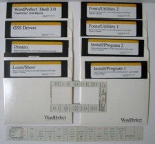 WordPerfect ® DrawPerfect ® DOS For PC On Eight 5.25