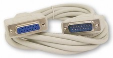 Your Cable Store 10 Foot Db15 15 Pin Serial Extension Cable picture