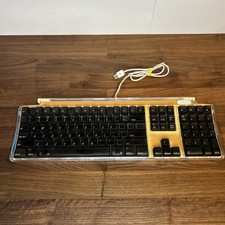 Apple Pro Keyboard M7803 - Wired (USB) - Black And Clear - Fully Working picture