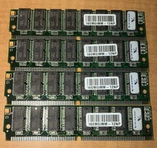 16MB (4x 4MB) 72-Pin SIMM RAM Memory Set 60ns SEC 486 Pentium Mac Silver Pins picture